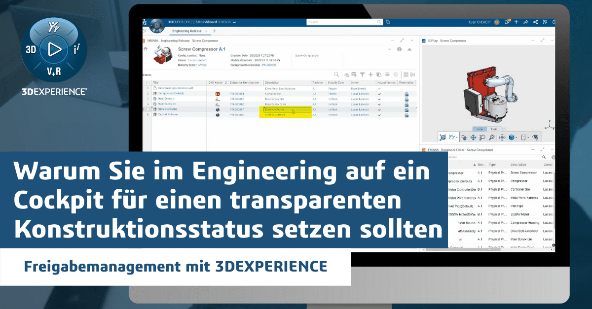 Warum Sie im Engineering auf ein Cockpit für einen transparenten Konstruktionsstatus setzen sollten (1)